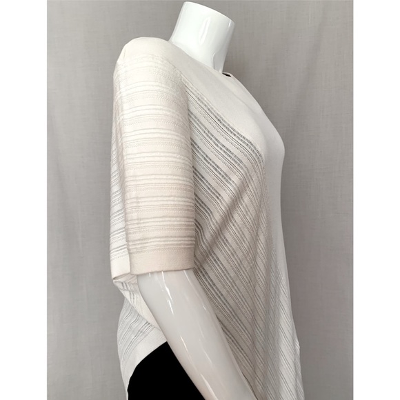 Chico's Traveler's Asymmetrical Poncho Sweater XL - Picture 3 of 8